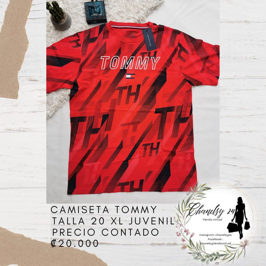 Camisa para Niño Tommy Hilfiger Talla 20 XL Juvenil
