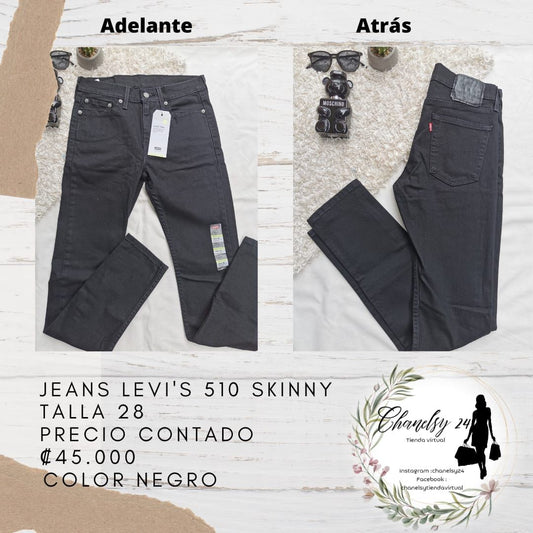 Jeans Levi's 710 Skinny Talla 28