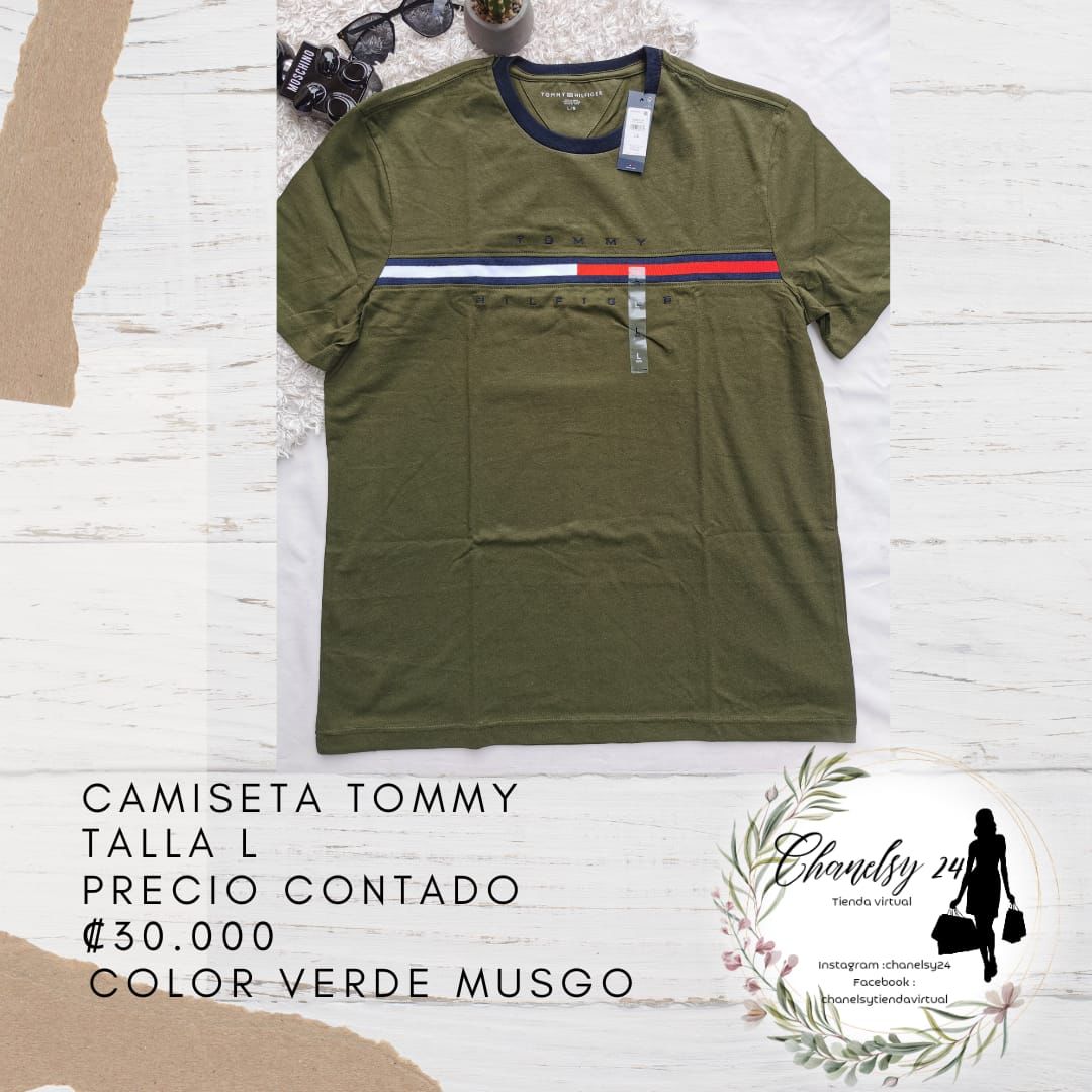 Camisa para Hombre Tommy Hilfiger Talla L