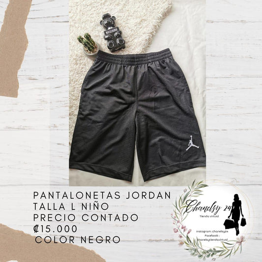 Pantaloneta Jordan Talla L Niño