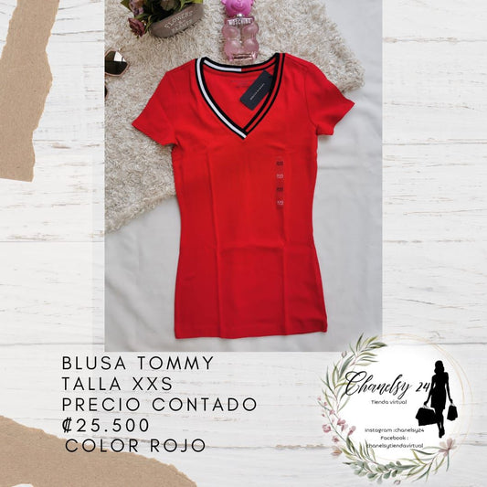 Blusa Tommy Hilfiger Talla XXS