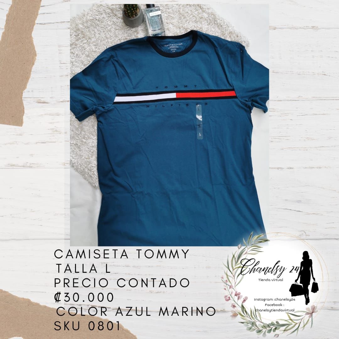 Camisa para Hombre Tommy Hilfiger Talla L