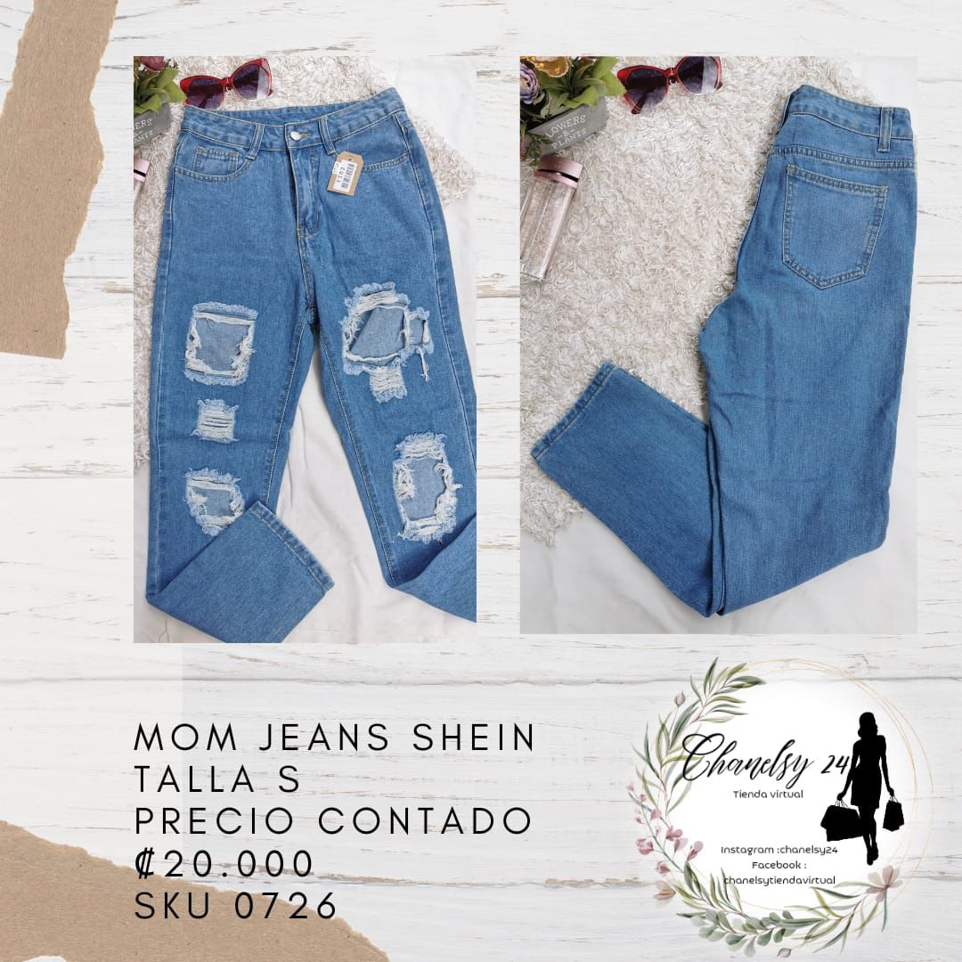Pantalón Mom Jeans Shein