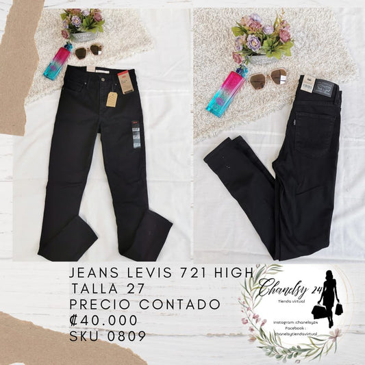 Jean Levi's Mujer 721 High Talla 27
