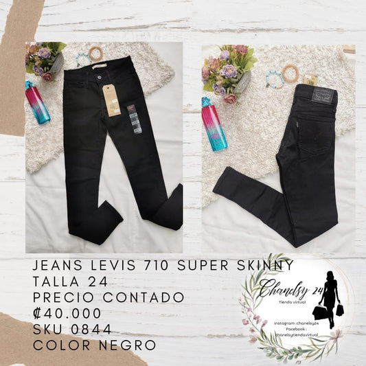 Jeans Levi's 710 Super Skinny Talla 24