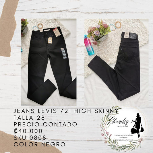 Jeans Levis 721 High Rise Skinny