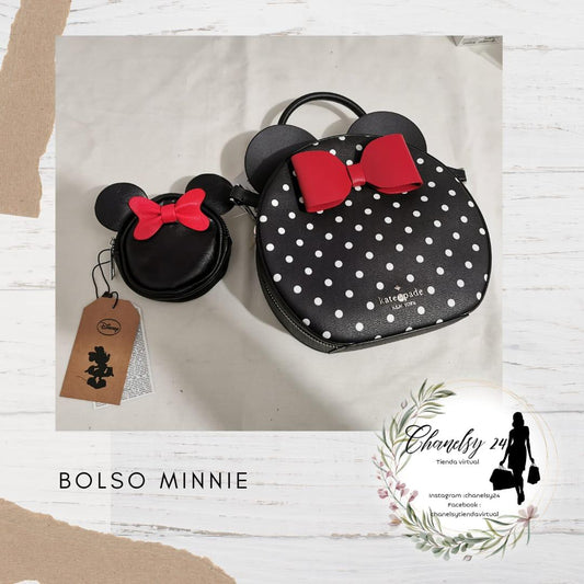 Bolso y monedero de Minnie Mouse