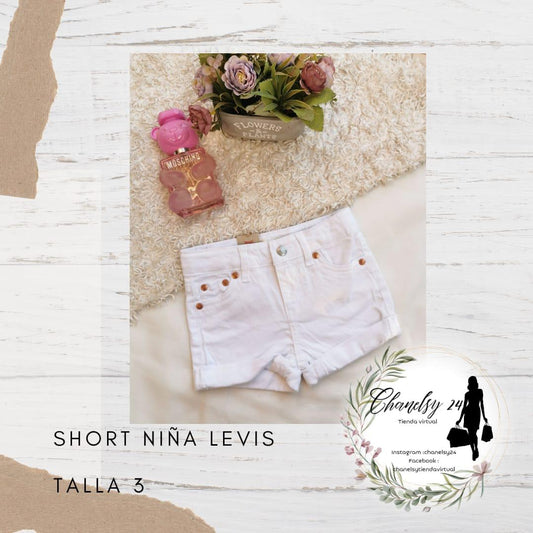 Short Levis De Niña