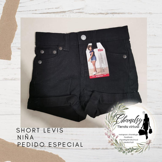 Short Levis De Niña