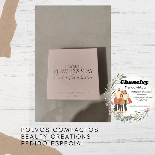 Polvos Compactos Beauty Creations Para Dama