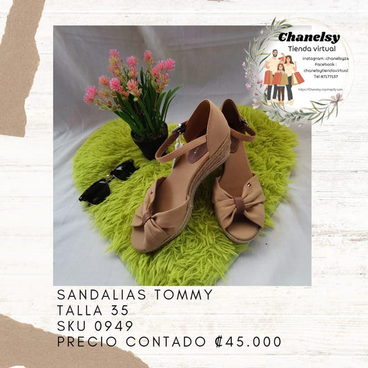 Sandalias Tommy Altas Dama