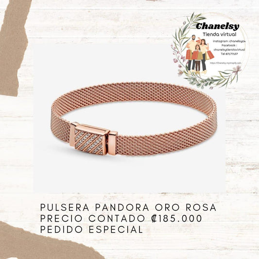 Pulsera Pandora Oro Rosa