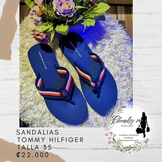Tommy Hilfiger Sandalias Bandera Talla 35