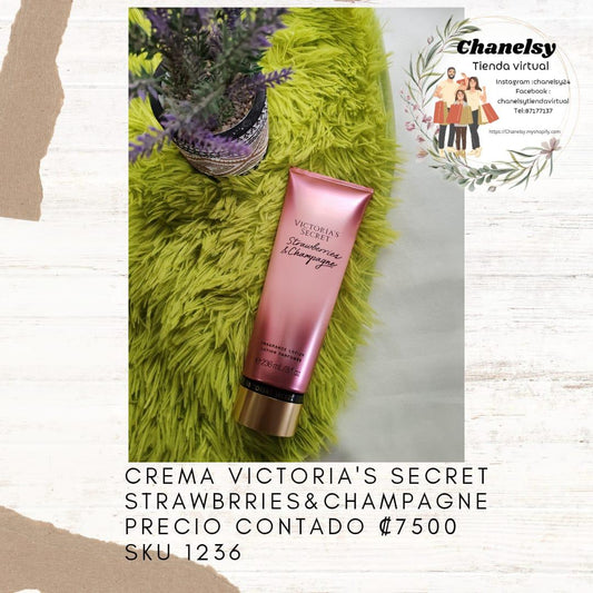 Crema Victoria Secret Strawberries Y Champagne