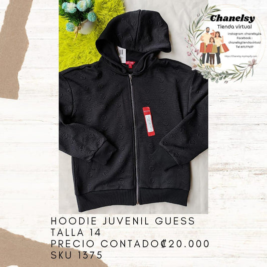 Hoodie Juvenil Guess